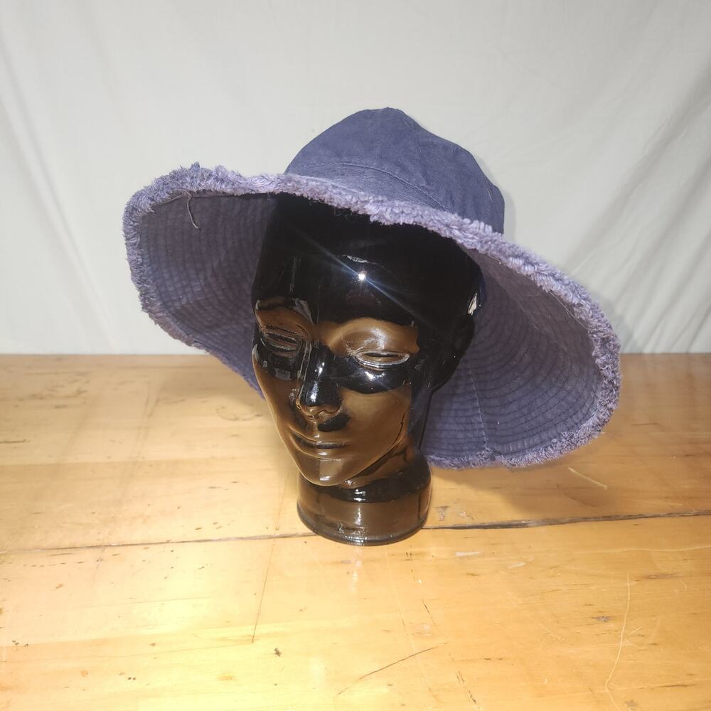 CAPPELLI Straworld Boho Navy Bucket Hat Fabric foldable OS